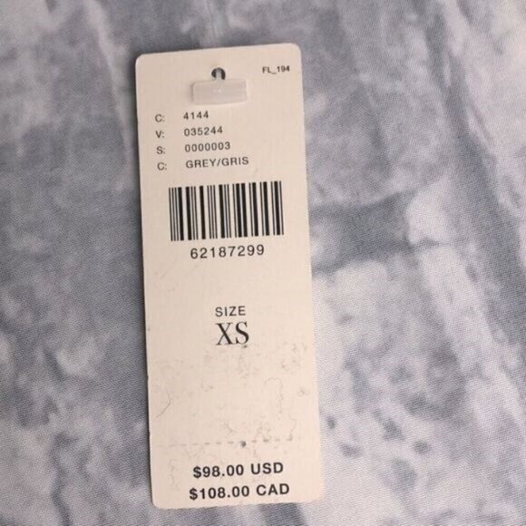 Daily Practice Compression Leggings Yoga Blue/Grey Geometric High-Waist XS NEW - Picture 9 of 11